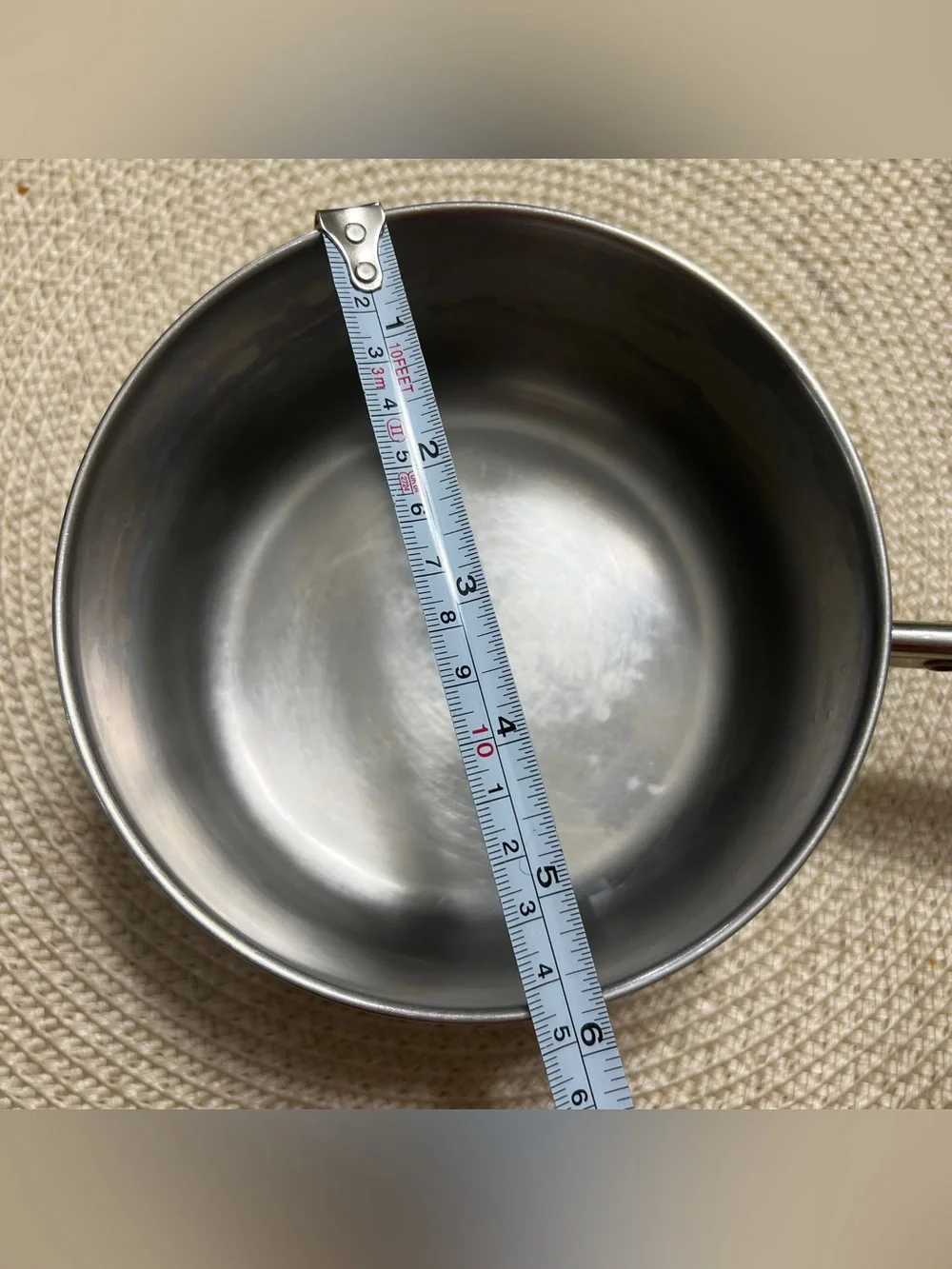 Vintage Revere Ware 1 Qt Copper Bottom Saucepan Lid 89B USA